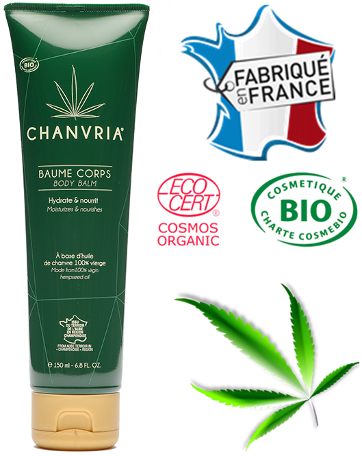 Baume corps chanvre bio – hydratation intense, peau apaisée
