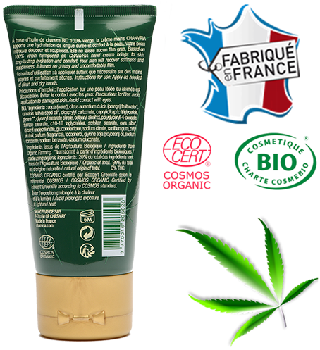 Crème mains chanvre bio – réparation intense et confort immédiat