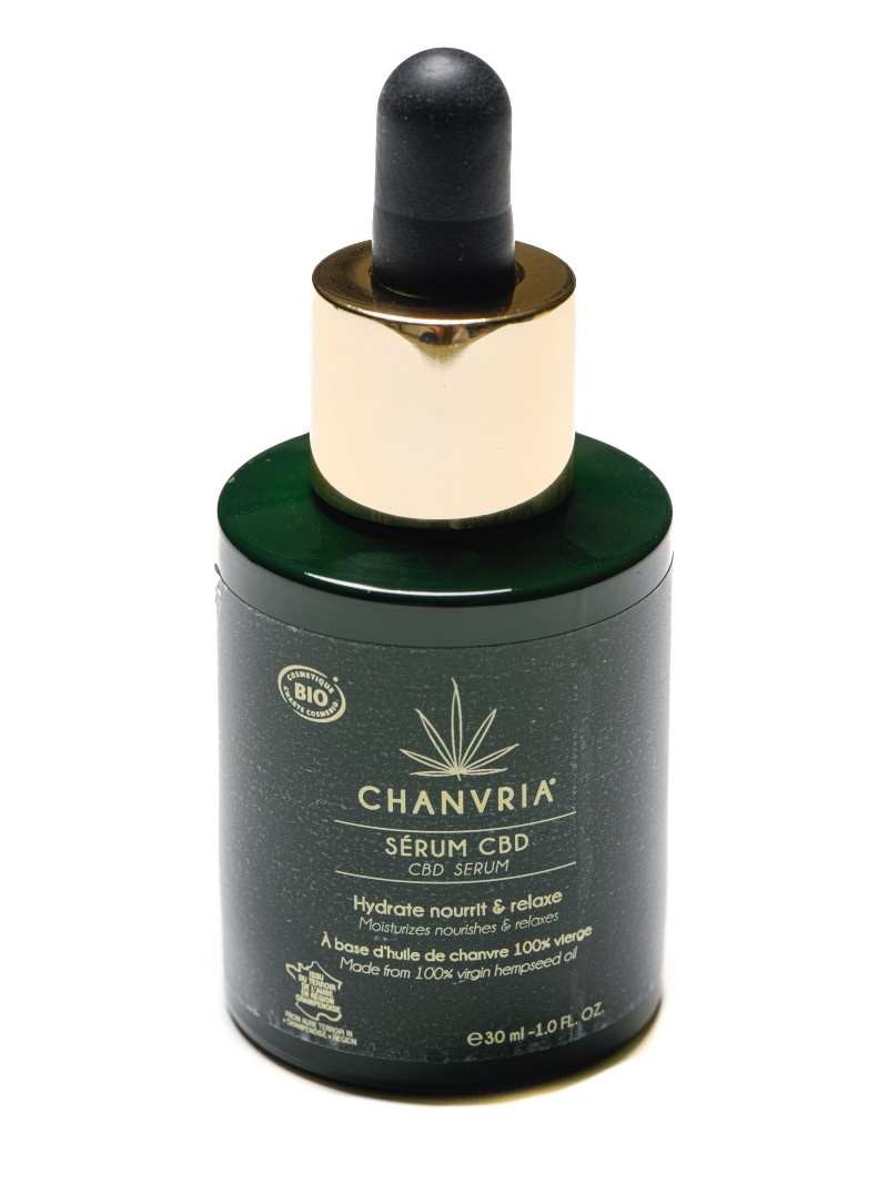 Sérum CBD huile de chanvre bio CHANVRIA – peau apaisée, éclat naturel