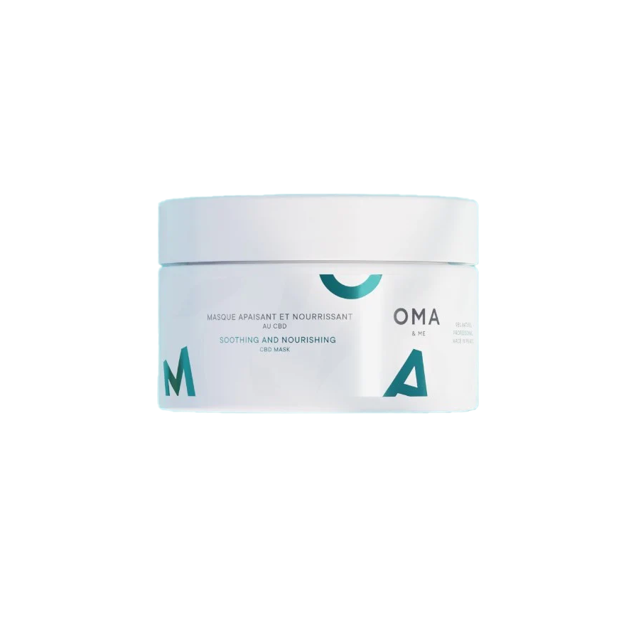 Masque capillaire CBD OMA & ME – réparation intense, cheveux sublimés