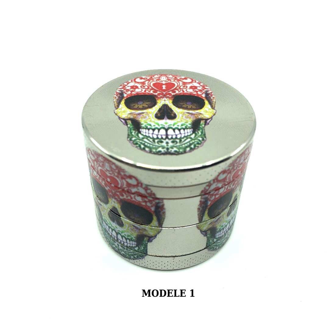 Grinder 40mm hippie skull Champ High – broyage efficace, design unique