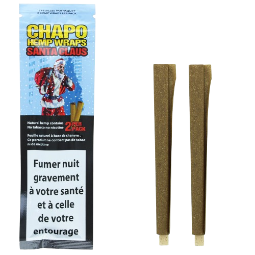 Blunt de chanvre Santa Claus – saveur cola, détente sans tabac