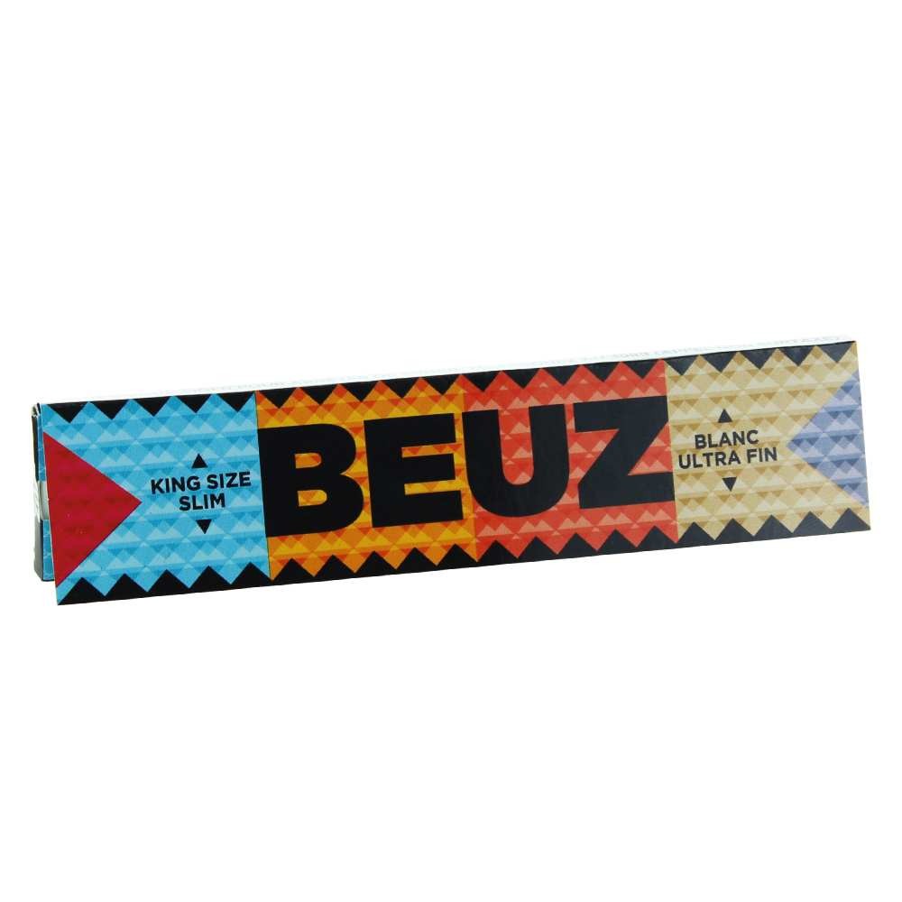 Lot de 10 carnets BEUZ slim blanc – feuilles fines, saveur neutre