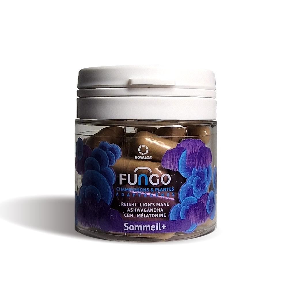 Gélules Sommeil+ CBN et Champignons | Fungo Novaloa – 30 gélules