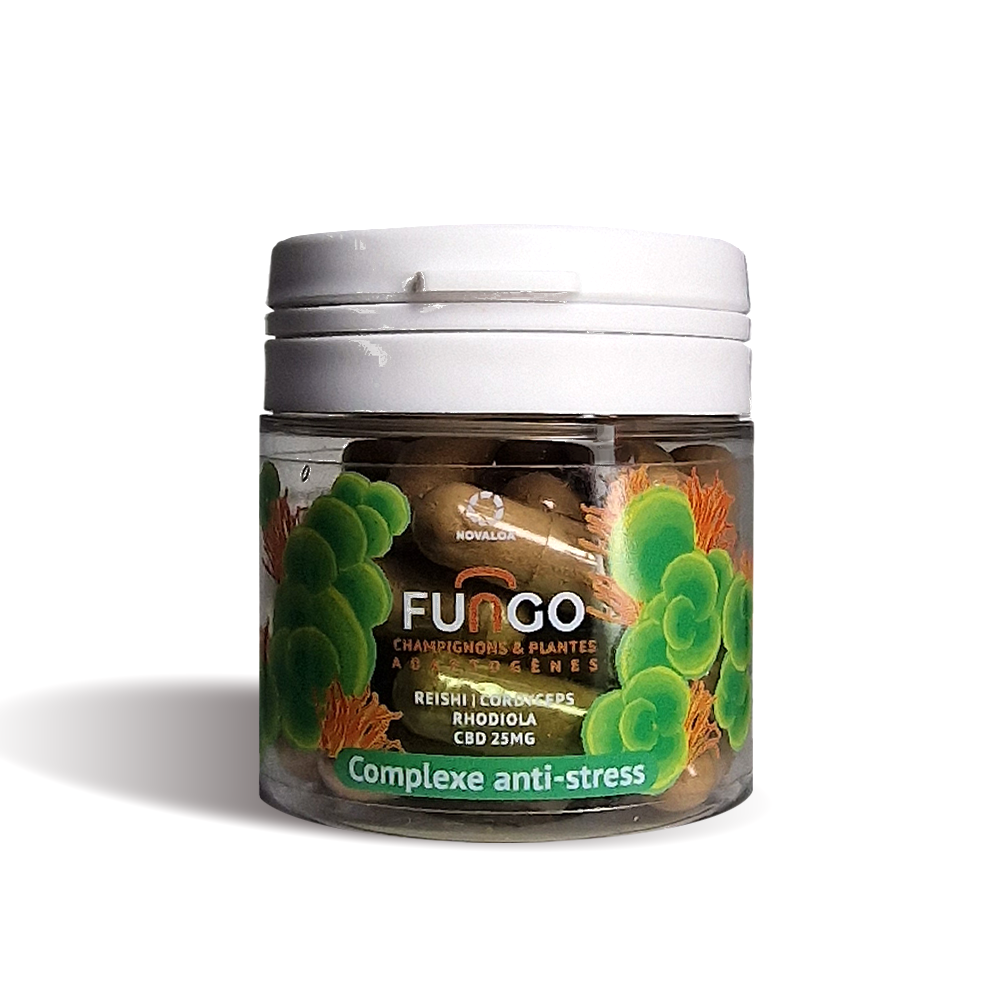 Gélules Anti-Stress Fungo CBD – Sérénité et Énergie Naturelle