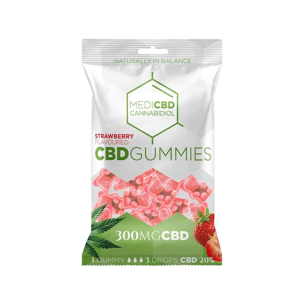 Gummy Bears CBD Fraise – Bonbons relaxants 100% légaux UE