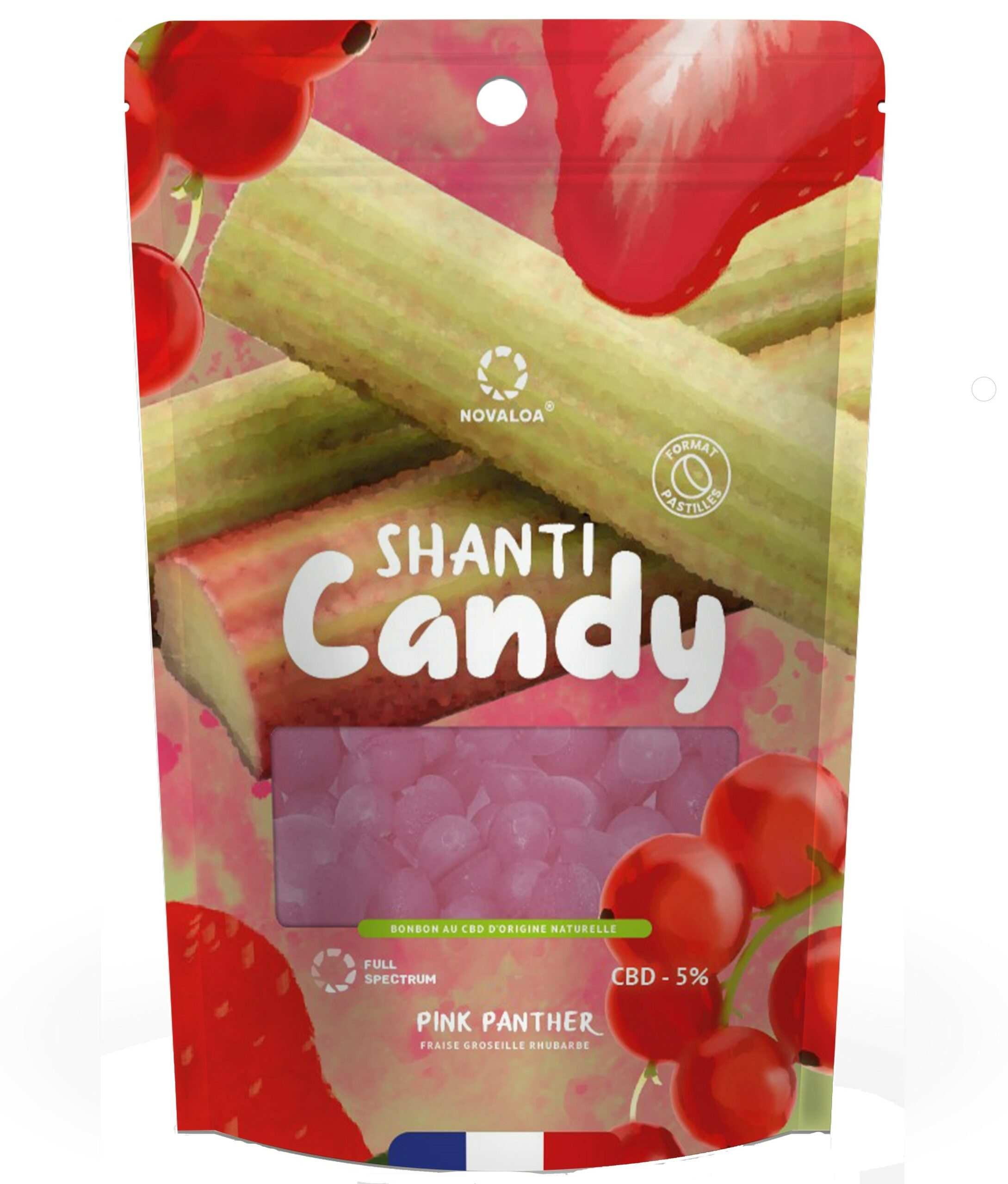 Bonbons CBD Pink Panther 40 mg – Saveur fruitée sans sucre