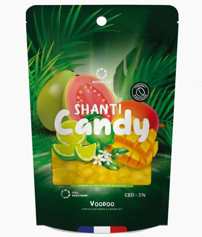 Bonbons CBD Pink Voodoo – Saveur exotique 40 mg CBD