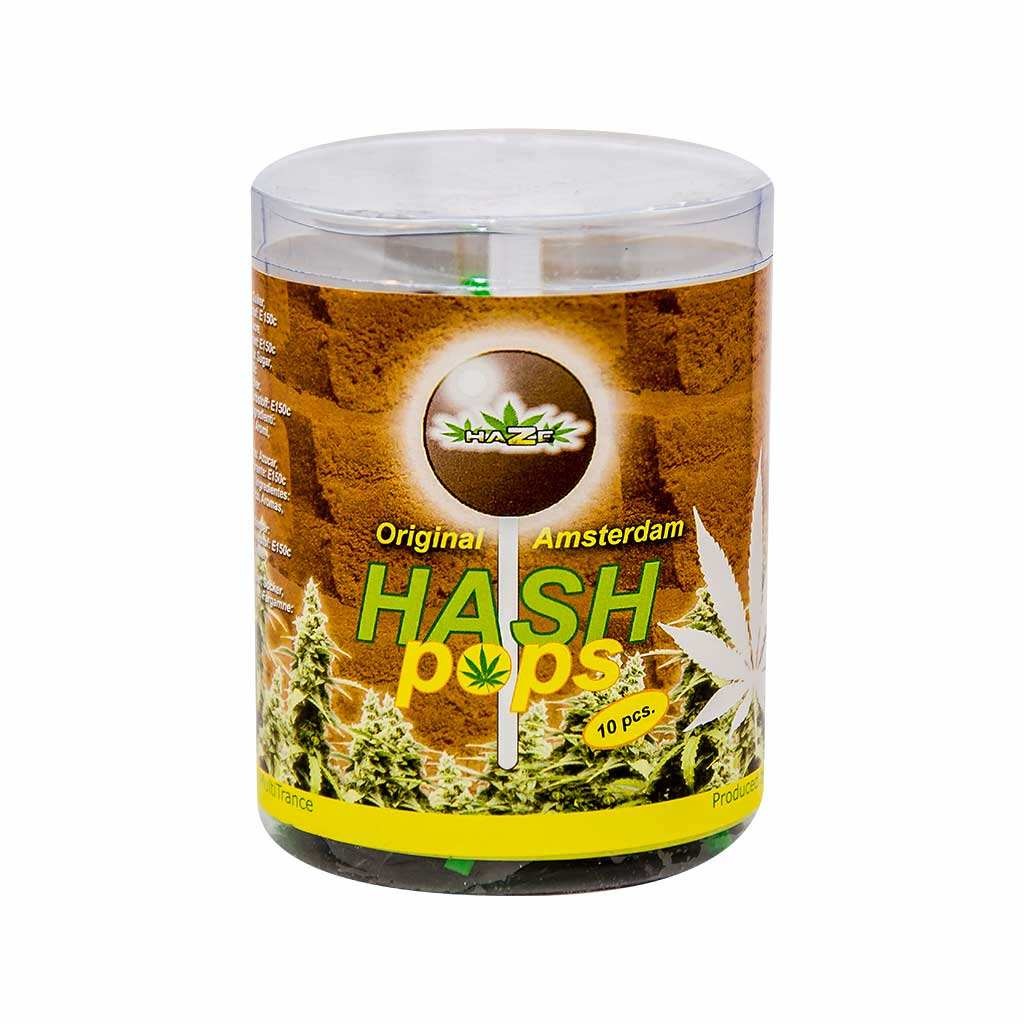 Sucettes Cannabis Hash Haze – Goût Authentique & 100% Légal