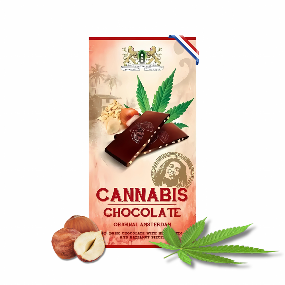 Chocolat Noir Chanvre Noisettes 70% – Gourmand & Bienfaits Naturels