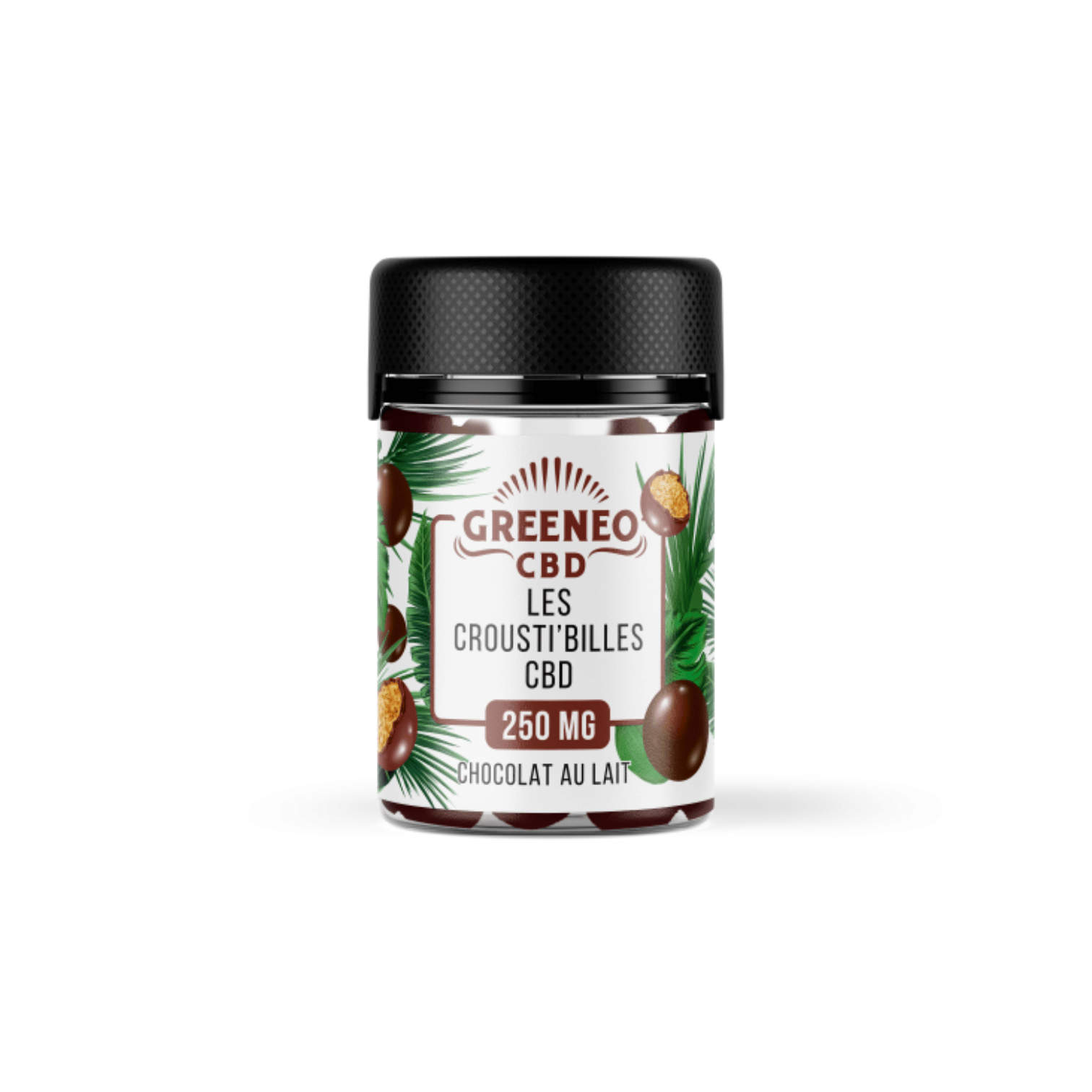 Crousti’Billes CBD Greeneo – Chocolat au lait relaxant