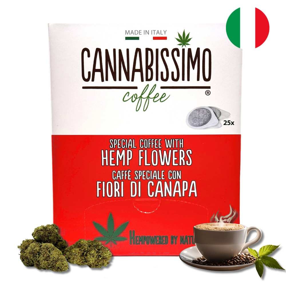 Café Cannabissimo – Café Italien & Fleurs de Chanvre CBD