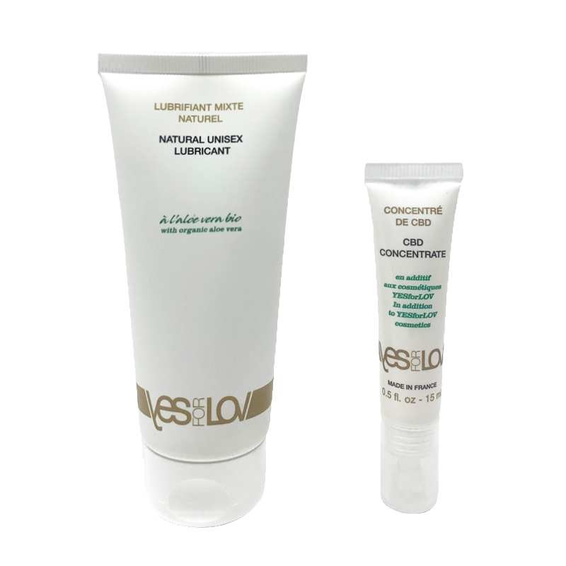 Gel Intime Aloe Vera Bio & Concentré CBD YESforLOV – Plaisir et Hydratation