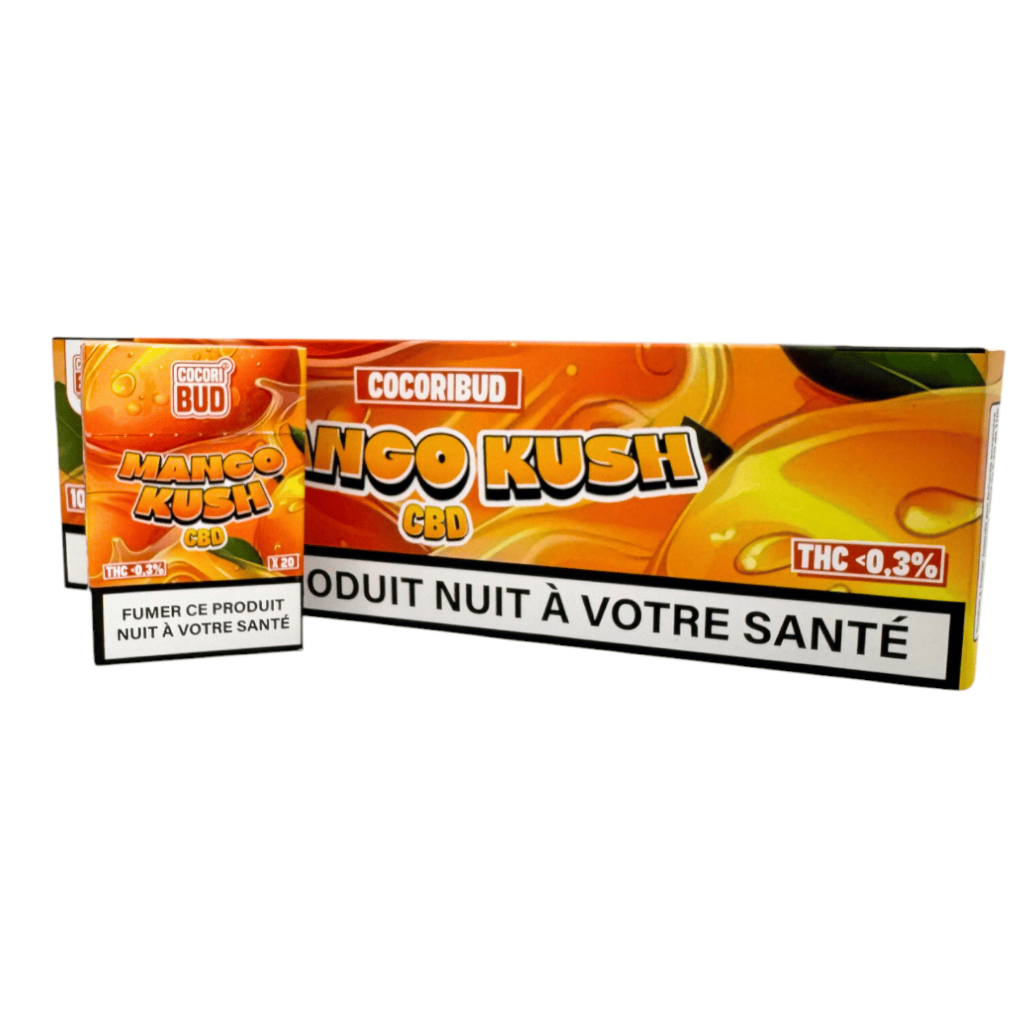 Cigarettes CBD Mango Kush CocoriBud – Goût Fruité & Relaxation