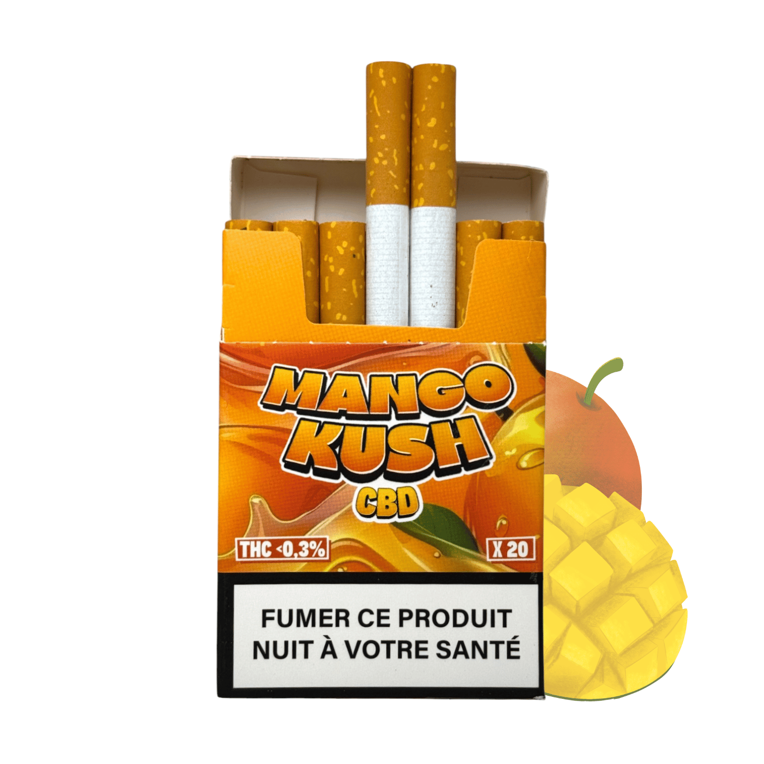 Cigarettes CBD Mango Kush CocoriBud – Goût Fruité & Relaxation