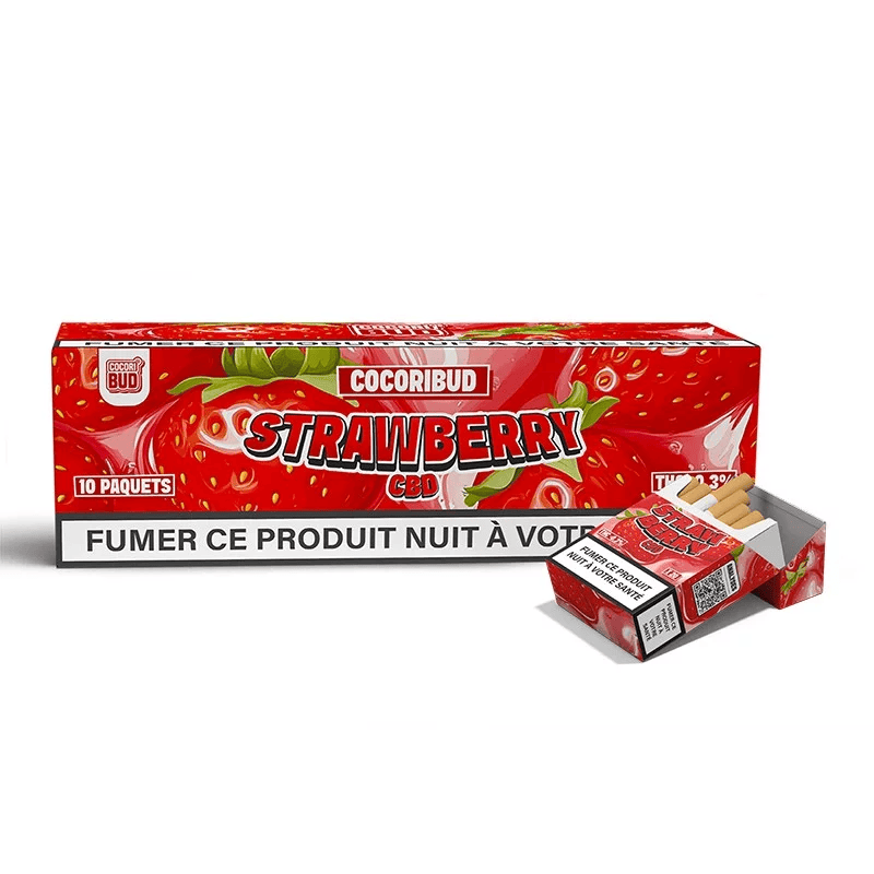 Cigarettes CBD Strawberry CocoriBud – 100% Naturelles & Relaxantes