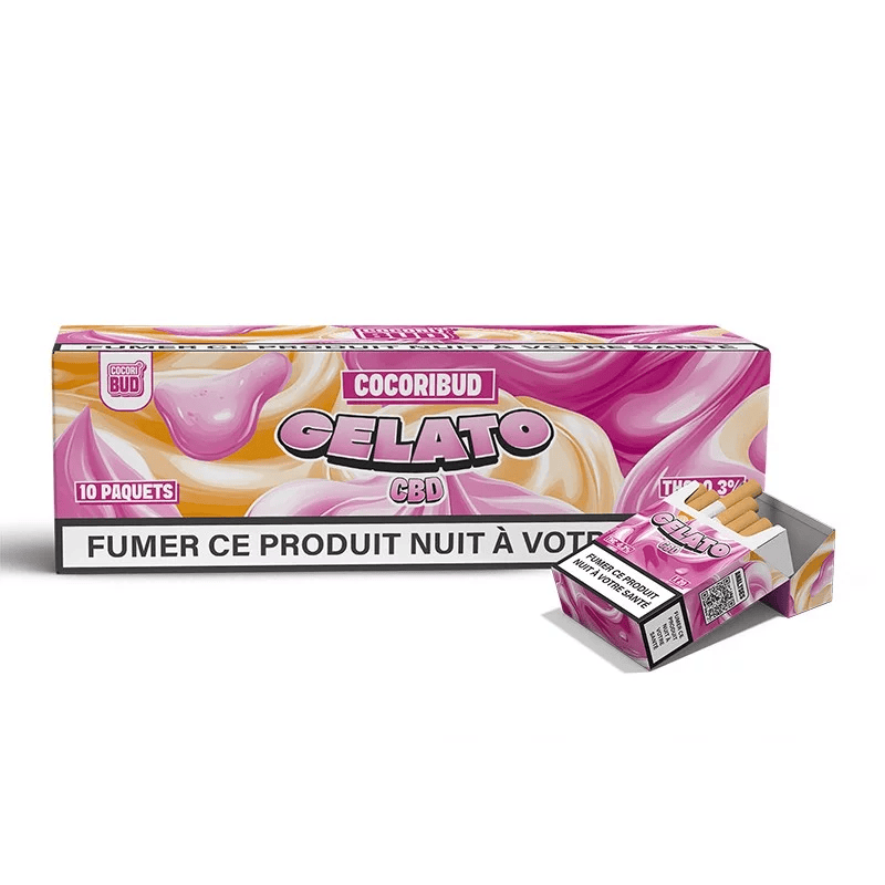 Cigarettes CBD Gelato CocoriBud – 10% CBD, Sans Tabac