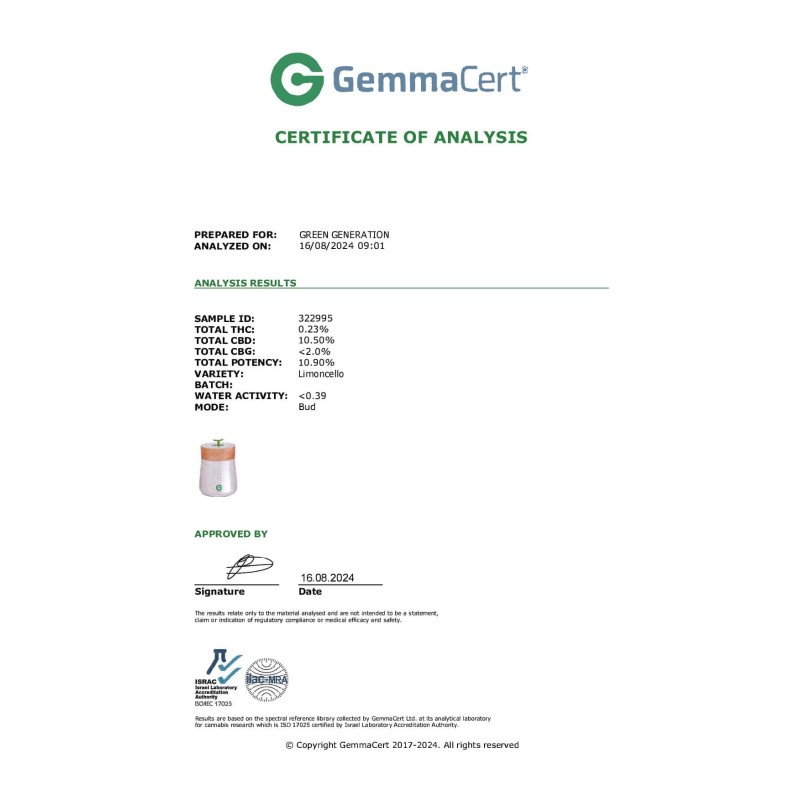 Fleur de CBD Limoncello – Saveurs Citronnées & CBD Premium