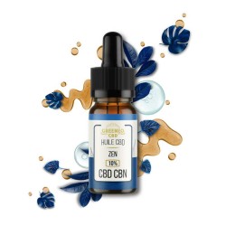 Huile CBD & CBN 10% Zen – Relaxation & Bien-être | GREENEO