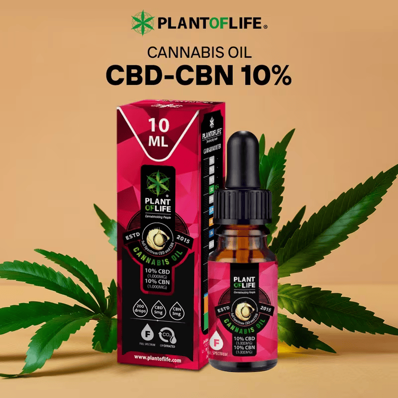 Huile CBN 10% Full Spectrum – CBD & CBN Plant of Life