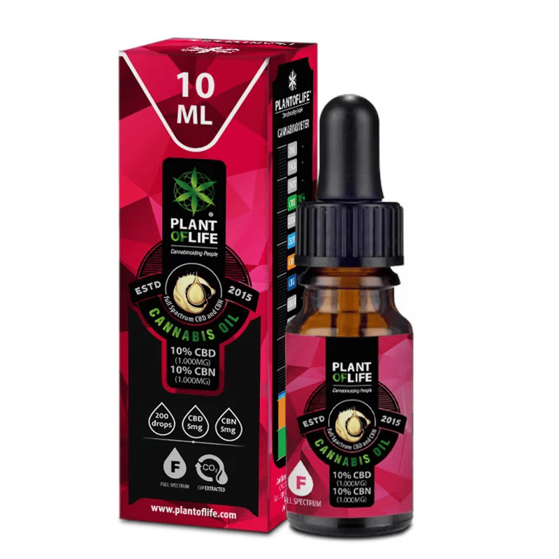 Huile CBN 10% Full Spectrum – CBD & CBN Plant of Life