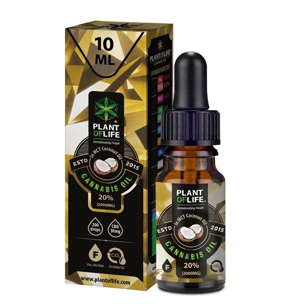 Huile CBD Full Spectrum 10 ml Coco| Plant of Life