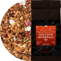 Tisane CBD Bio Douceur Hivernale – Infusion Réconfortante 30g