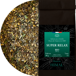 Tisane CBD bio super relax en vrac – détente naturelle immédiate