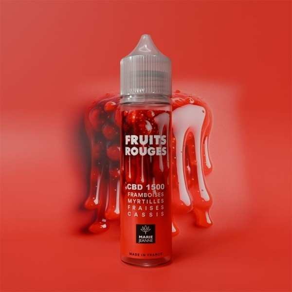 E-liquide CBD fruits rouges 50ml Marie Jeanne – détente fruitée intense